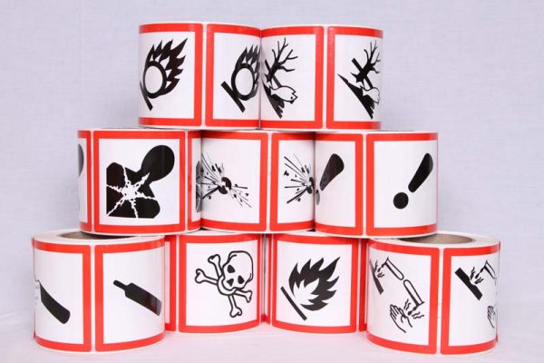 Self Adhesive GHS Labels