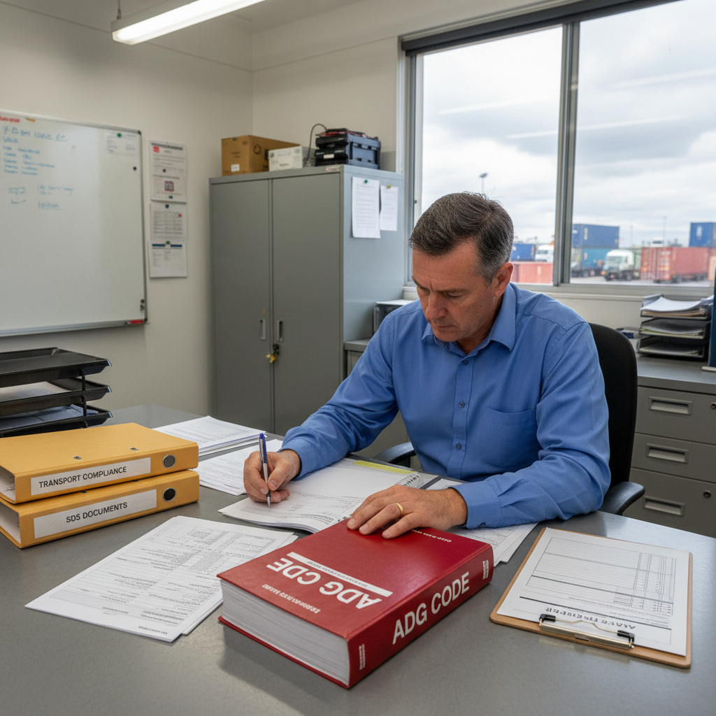 dangerous goods declaration documentation NSW consignment preparation