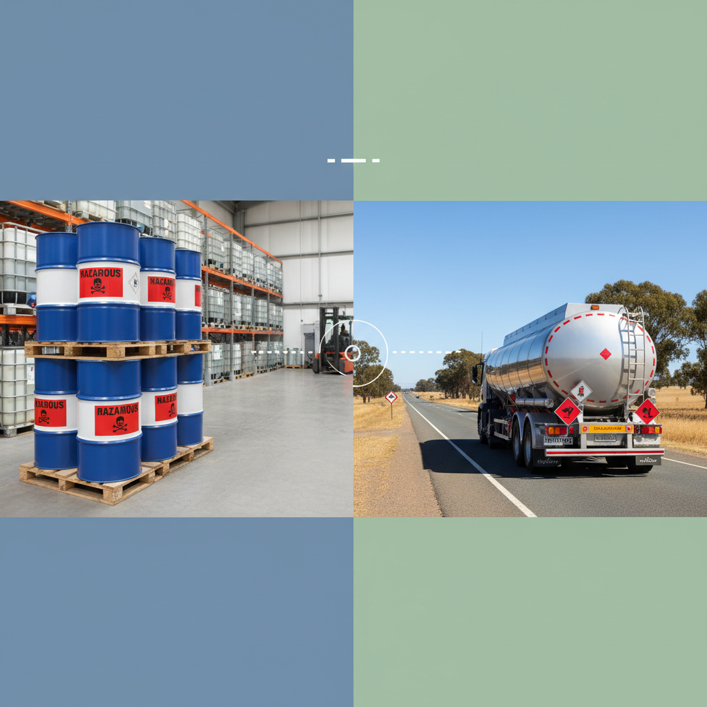 hazardous substances vs dangerous goods NSW difference workplace compliance