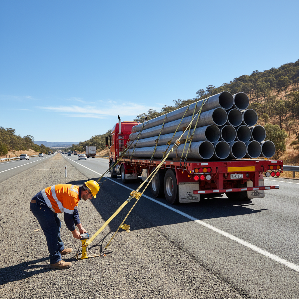 Load restraint guide Australia NSW heavy vehicle drivers and operators