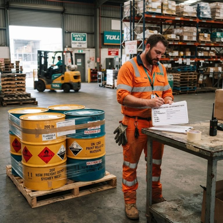How to Fill a Dangerous Goods Consignment Note Correctly