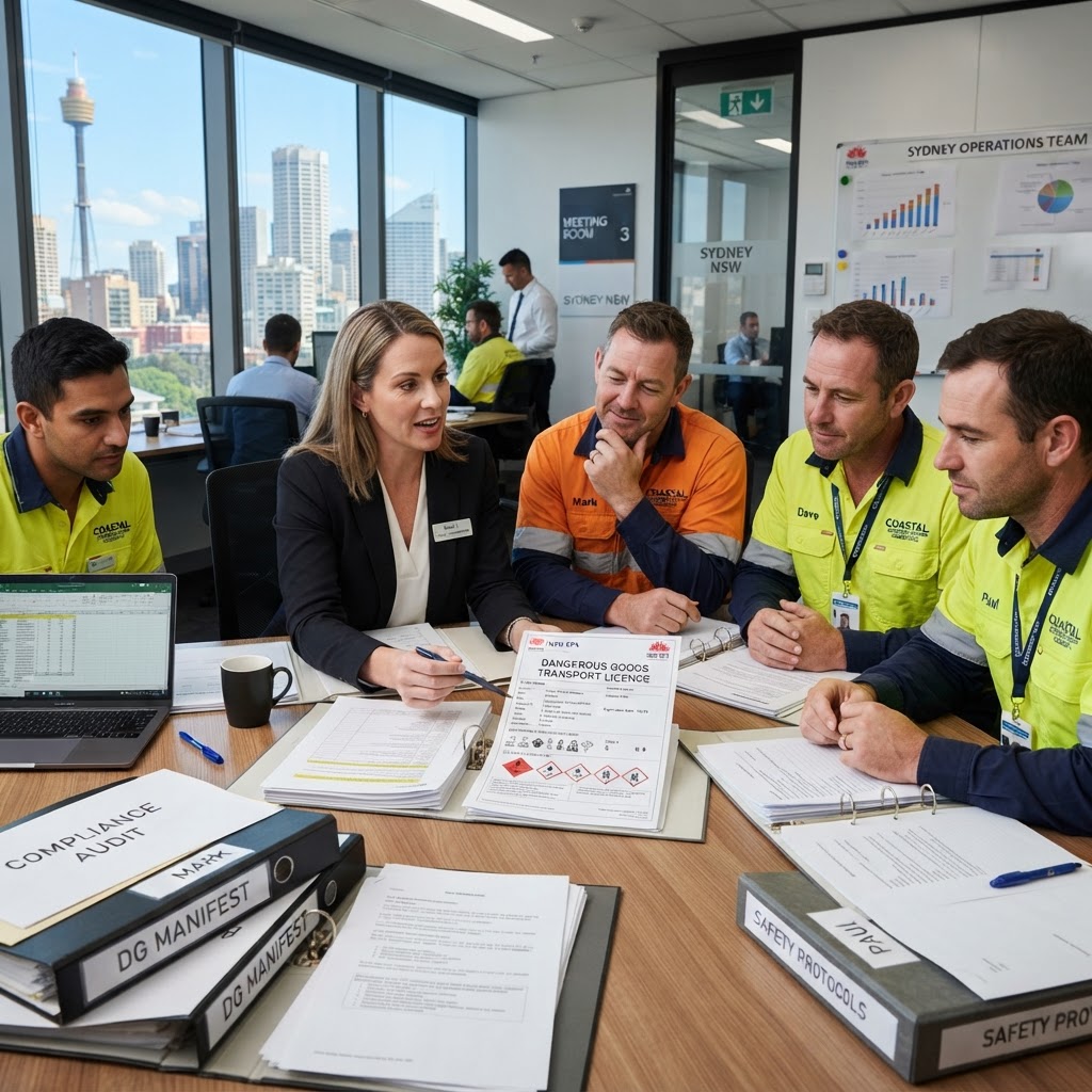 Dangerous goods fleet compliance NSW