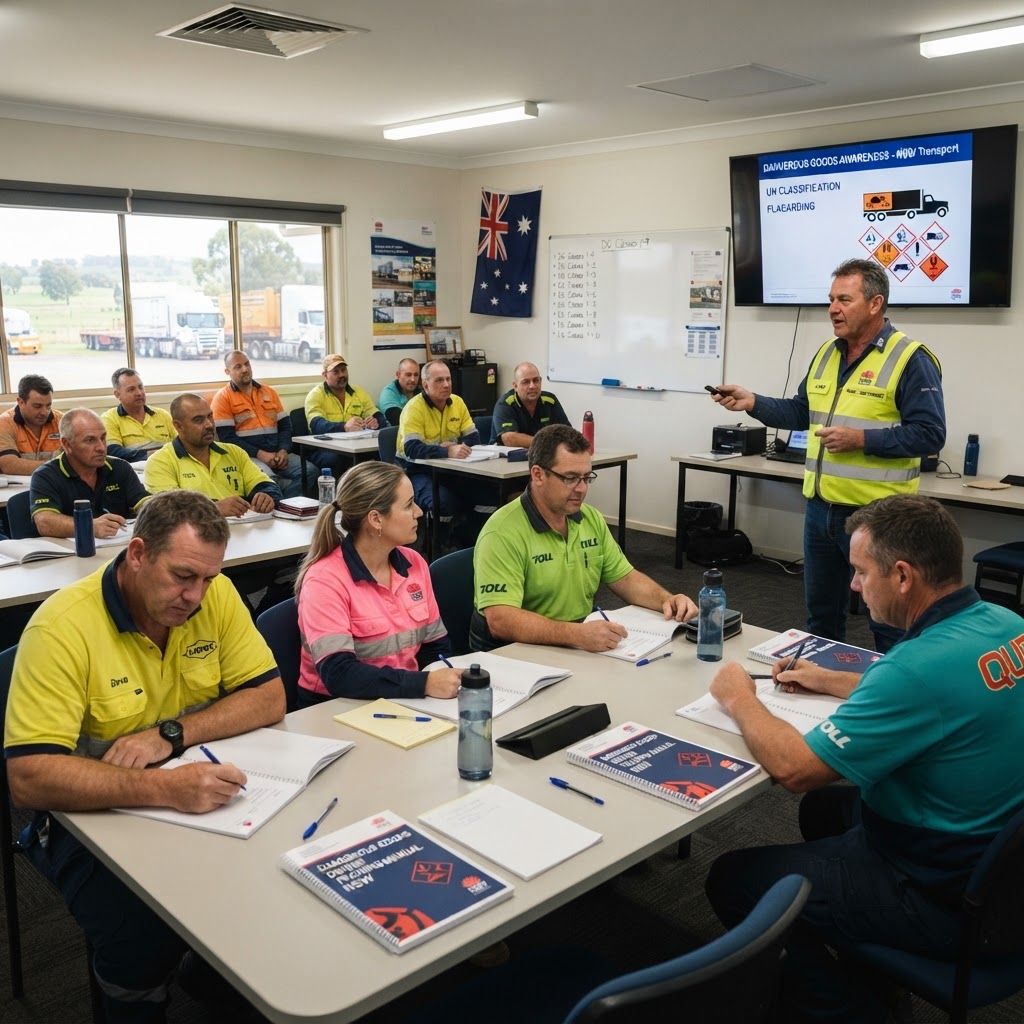 Dangerous Goods Group Training NSW Fleet