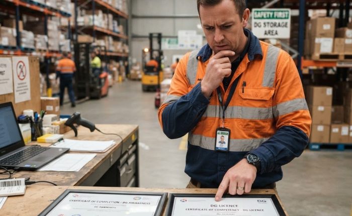 DG awareness vs DG licence decision matrix NSW