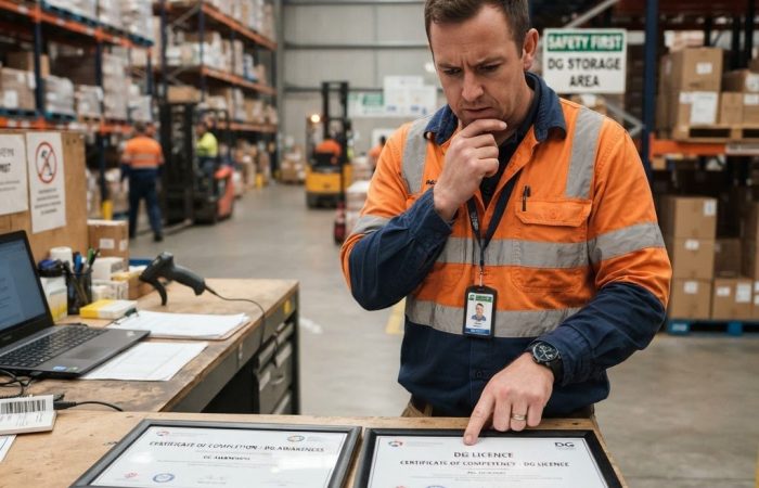 DG awareness vs DG licence decision matrix NSW