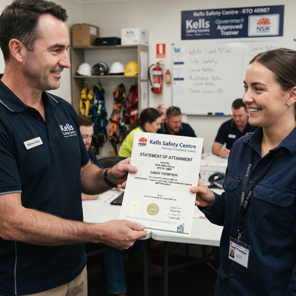 RTO 91528 Dangerous Goods Training certificate NSW