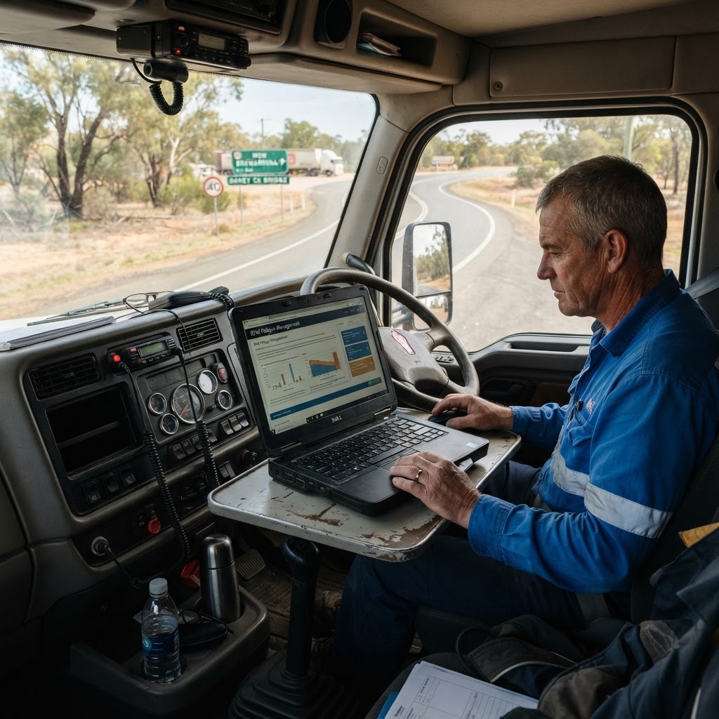 Online BFM course NSW flexible learning for truck drivers