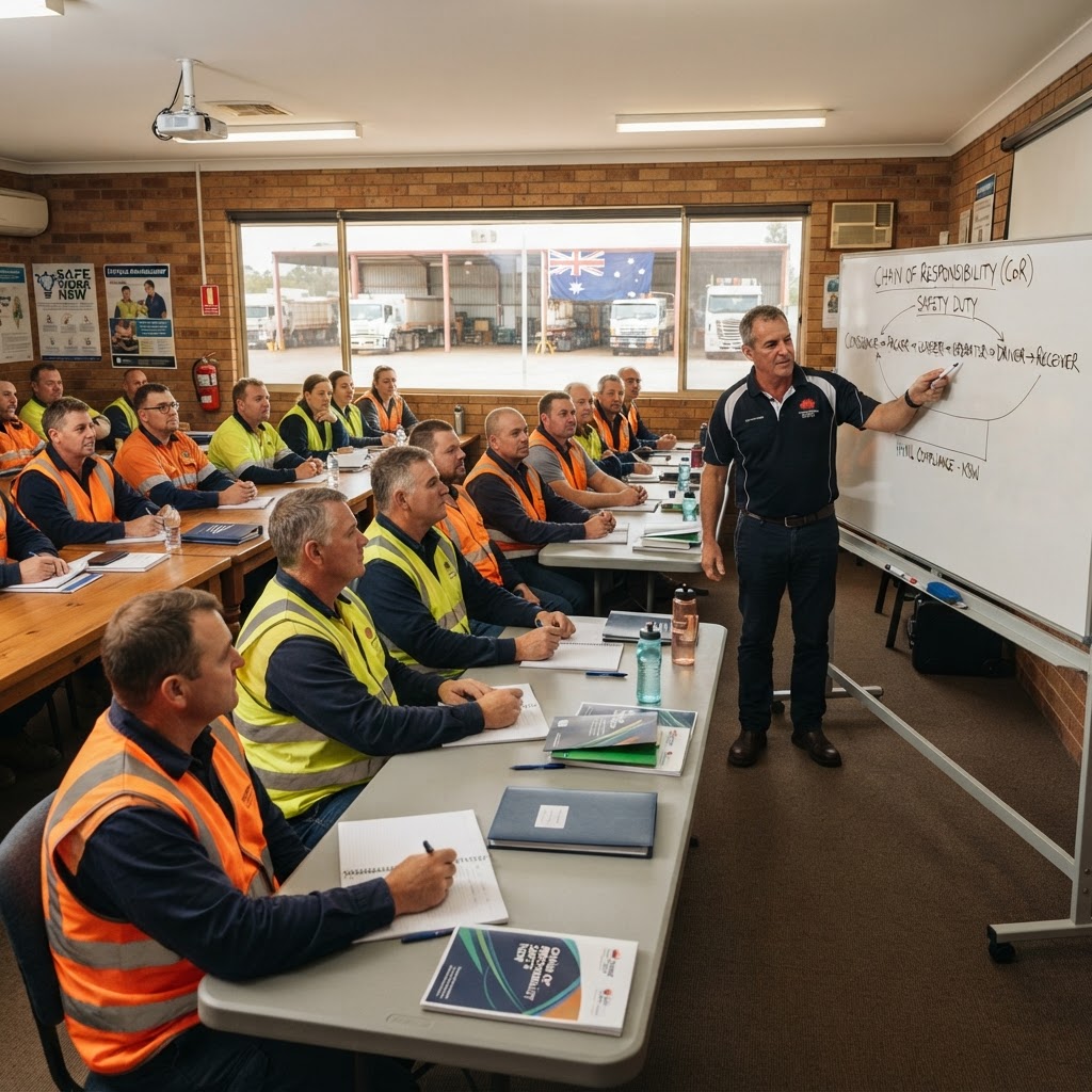 TLIF0080 CoR Level 2 training classroom at Kells Safety Centre NSW